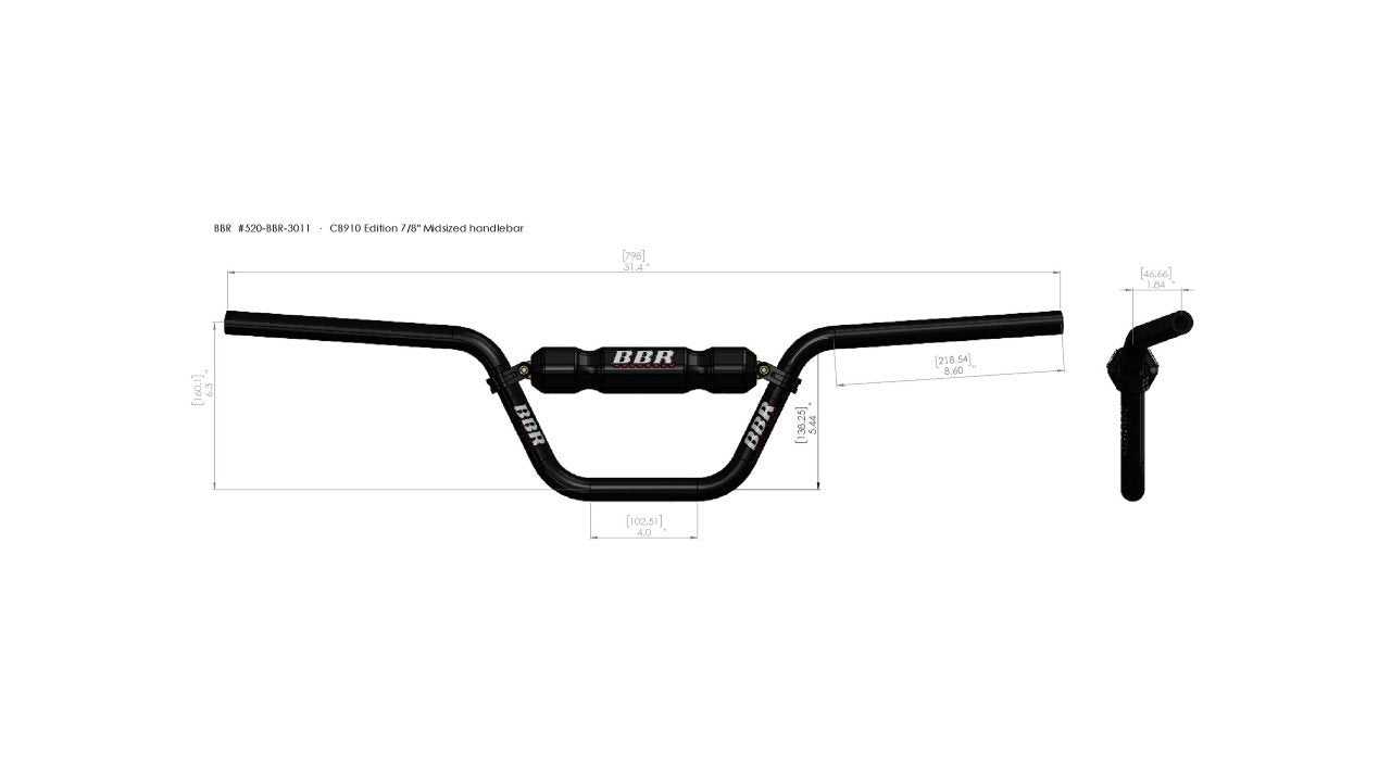 BBR 7/8" Pitbike Bars  CB910 Edition